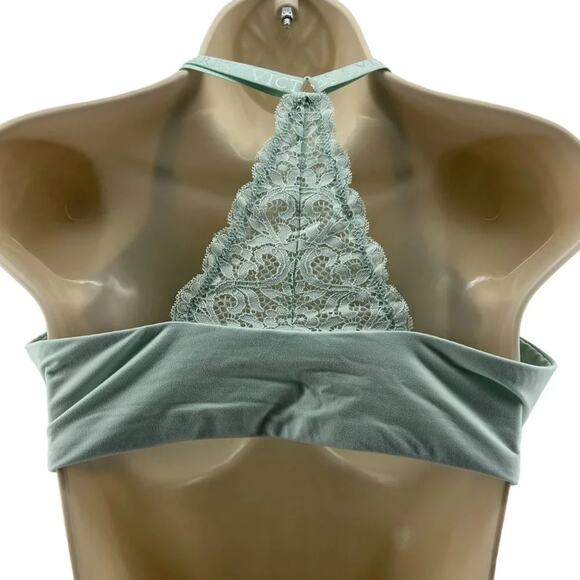 Victoria's Secret Lightly Lined Demi Bra Mint Front Closure Size 36DD - Picture 6 of 6